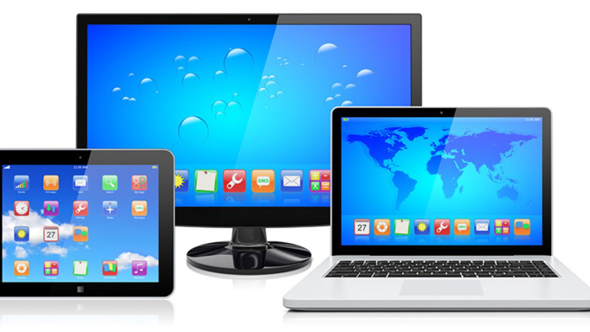 desktop,laptop and tablet 